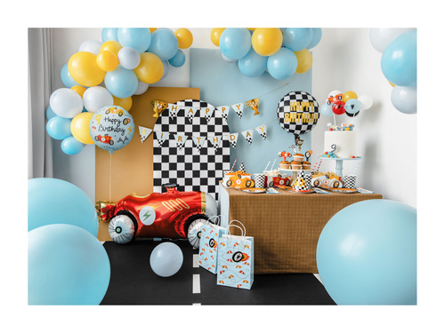 Balon foliowy Autka - 35x35 cm - 1 szt.