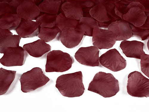 Rose petals - maroon - 100 pcs.