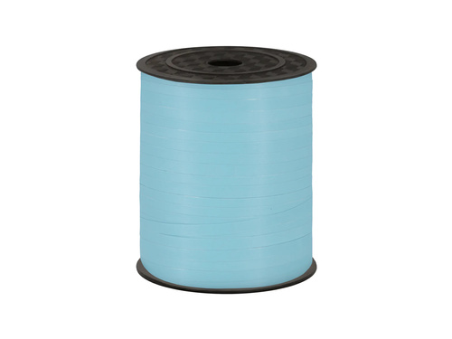 Decorative ribbon for balloons - pastel blue - 458 m