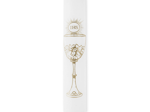 Communion candles white - 4 pcs.