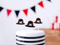 Pirates picnic candles - 5 pcs.