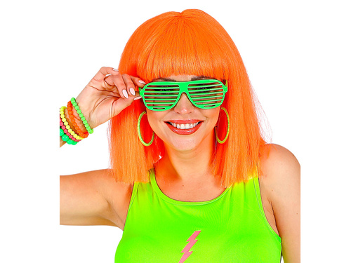 Shutter neon green glasses - 1 pc