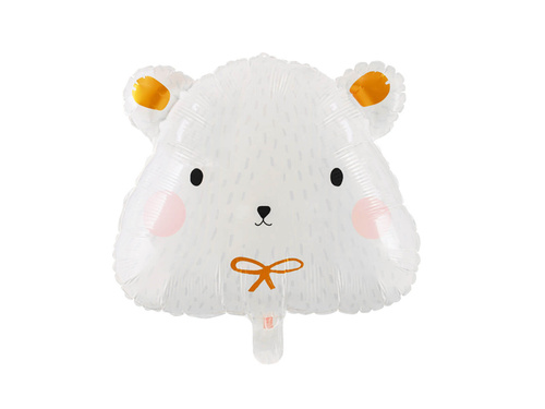Polar Bear foil balloon - 51 x 45 cm - 1 pc.
