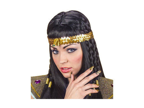 Egipska opaska z błyszczącym wężem