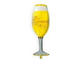 Foil balloon Cheers glass - 99 cm - 1 pc.