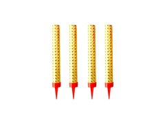 Fontanna tortowa złota - 12 cm - 4 szt.