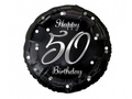 Foil balloon for fifties with silver print - 45 cm - 1 pc.