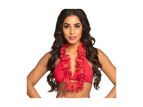 Hawajski naszyjnik Ohana czerwony