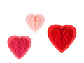 Honeycomb Heart - 3 pcs
