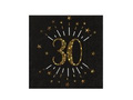 Sparkling thirtieth birthday napkins - 33 cm - 10 pcs.