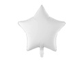 Balon foliowy gwiazdka, pastelowy biały- 42 cm - 1 szt.