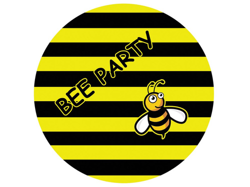 Decorative cake wafer Bee - 20 cm