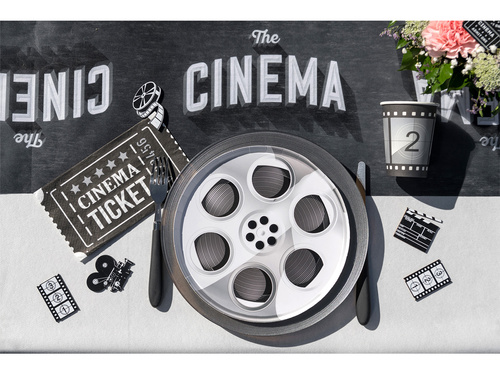 Talerzyki Cinema - 22,5 cm - 10 szt.