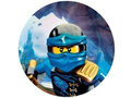Dekoracyjny opłatek tortowy Ninjago - 20 cm