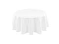 White round tablecloth - 230 cm - 1 pcs.