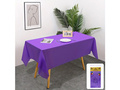 Purple foil tablecloth - 137 x 274 cm - 1 pc.