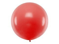 Giant balloon 1 m in diameter - red pastel.