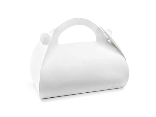 Decorative cake box white - 10 pcs.