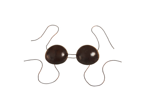 Plastic coconut bra - 1 pc