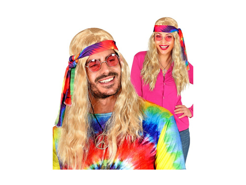 Blond peruka hipis z opaską