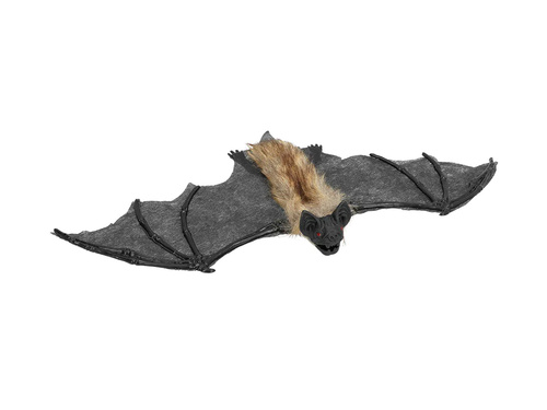 Dekoracja na Halloween Włochaty Nietoperz - 40 cm - 1 szt.