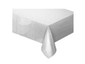 Metallic silver foil tablecloth - 137 x 183 cm - 1 pc.