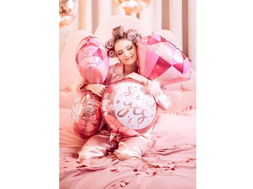 Ring She said yes Foil Balloon - 41 x 72 cm