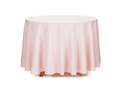 Obrus brudny róż okrągły - 230 cm - 1 szt.