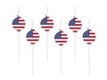 Straws EKO Flag of the United States - 6 pcs.