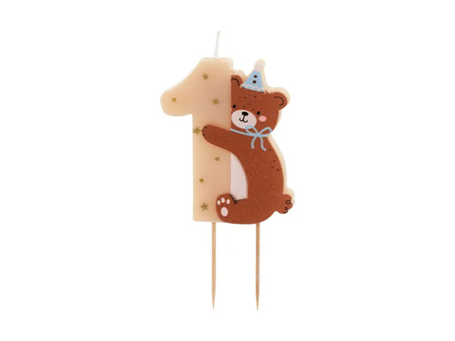 Candle number 1 - 1 pc