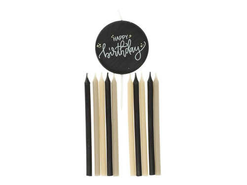 Candle Set Happy Birthday