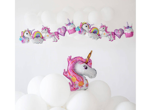 Unicorn balloon garland - 206 x 34 cm - 1 pcs.