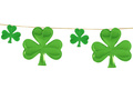 Girlanda Koniczyna Dzień Świętego Patryka - 300 cm - 1 szt.