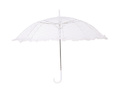Parasol biały koronkowy - 60 x 70 cm - 1 szt.