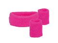 Sweatbands neon pink