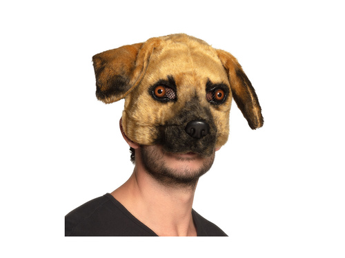 Maska pluszowa Pies