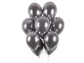 Shiny graphite latex balloons - 33 cm - 50 pcs.