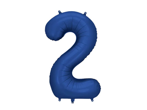 Number 2 Foil Balloon - 86 cm - 1 pc