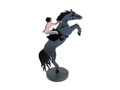Figurine Rider on a horse - 8 cm - 1 pc.
