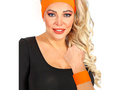 Pair of neon orange wristbands