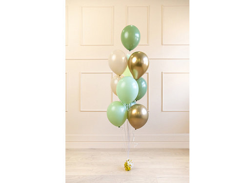 Balloons Green and gold - 10 pcs