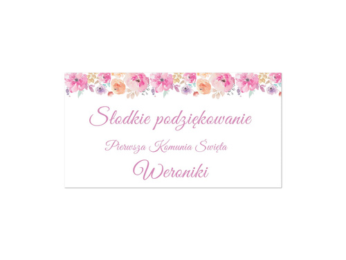 Wedding cake labels, 30 pcs