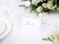 Business cards for table Dots - 9,5 x 5,5 cm - 10 pcs.