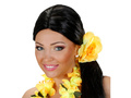 Yellow flower hair tie - 1 pc