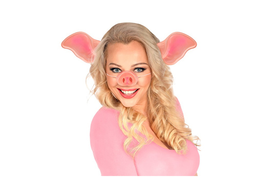 Opaska na głowę świnka