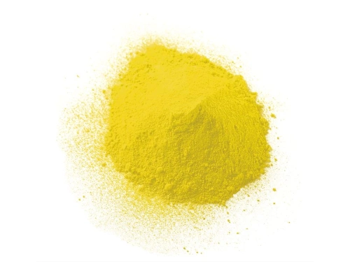 Confetti cannon - powder yellow - 30 cm - 1 pc
