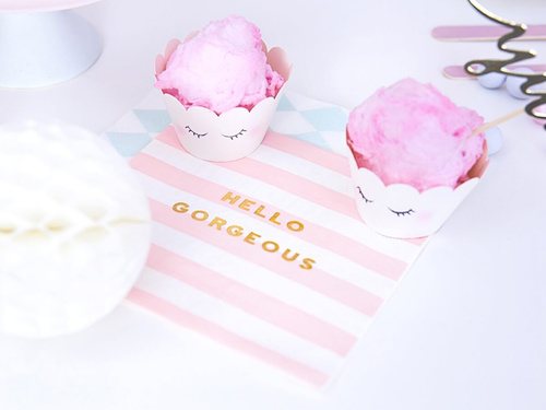 Hello Gorgeous pink striped napkins - 33 cm - 20 pcs.