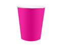 Kubeczki papierowe ciemnoróżowe - 250 ml - 6 szt.