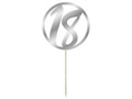 Paper topper for 18th birthday cake - 1 pc.