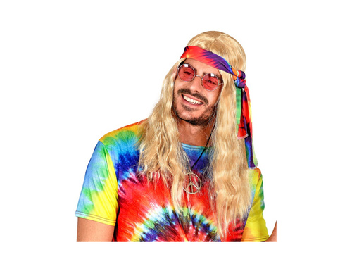 Blond peruka hipis z opaską